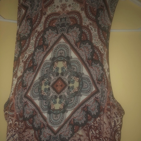 Cute high neck, open back, sundress - Picture 3 of 3